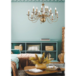 8033/16 CLASSI LN25 16 медь, металл/стекло Люстра подвесная Е14 16*40W 220V INCANTO