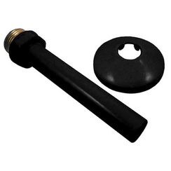 Трубка соединительная с розеткой SCHLOSSER 15*1-G1/2, длина 110 мм, розетка d-50мм, Черная