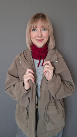 МК Шарф-круассан, пряжа MERINO SOFT от RIAL FILATI