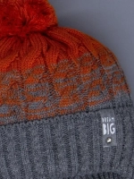 Шапка для мальчика осенняя на завязках