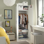 Шкаф - PLATSA/ SMÅSTAD / SMАSTAD  IKEA/ ПЛАТСА/СМОСТАД  ИКЕА, 60х57х181 см, белый