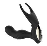 Массажер простаты с вибрацией, движущейся головкой и функцией нагрева Prostate Vibrator Heating Anal Plug (Цвет: черный)