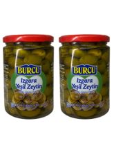 Оливки зеленые BURCU на гриле 520 г x 2 шт