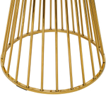 Стол обеденный tyra, D110 см, белый/золотой