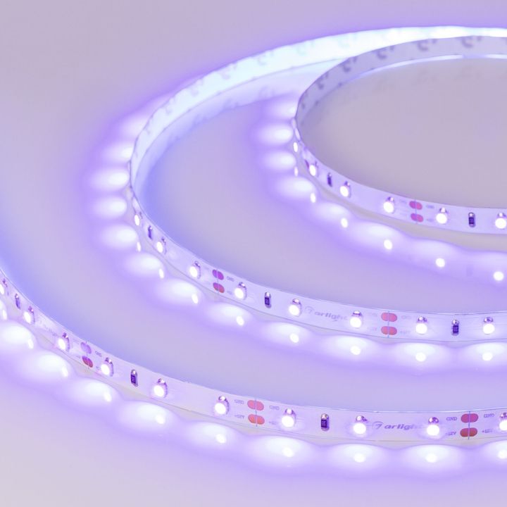 Светодиодная лента Arlight 4,8W/m 60LED/m 2835SMD ультрафиолет 5M 012813(2)