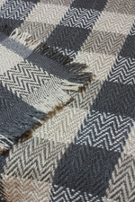 Плед Клетчатый Евро 210х240 см, ПАН/ плед для пикника / плед для дачи / плед евро