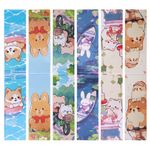 Закладки для книг МАГНИТНЫЕ, "GIRLS", комплект 12 штук, 60x20 мм, FUNSTER (ФАНСТЕР), 116654