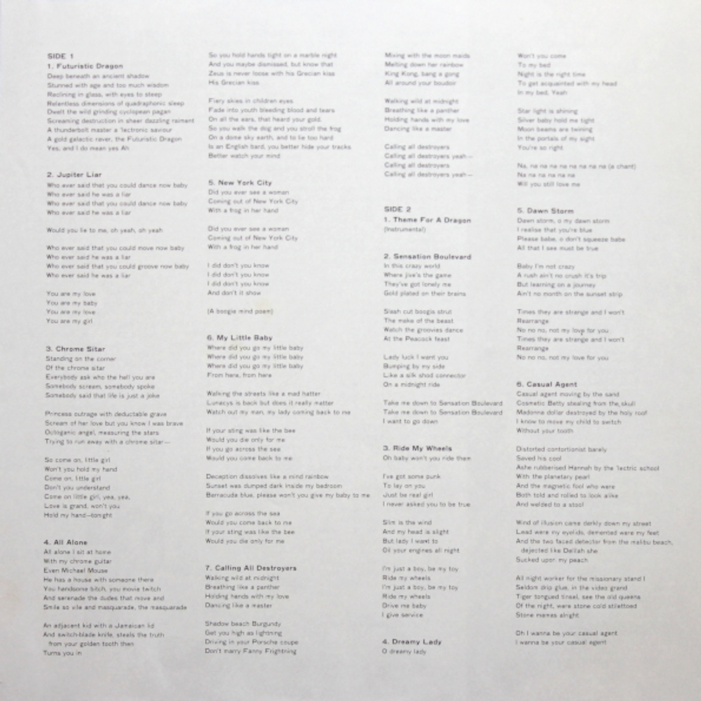 T. Rex / Futuristic Dragon (LP)