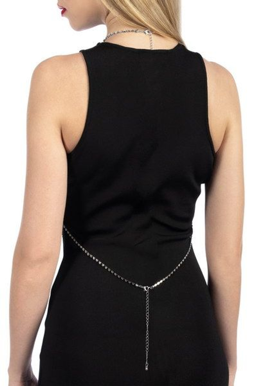 Серебристое украшение на тело BIJOUX DE CORPS JADE ARGENT (Размер: S-M-L) (Цвет: серебристый)