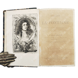 La Fontaine Jean de. Fables de La Fontaine / Лафонтен Жан де. Басни Лафонтена, [б. г., 1864]