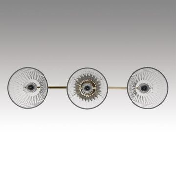 8188/3C COMFI LN25 190 латунь/прозрачный, металл/стекло Потолочный светильник E14 3*40W 220V VIVIAN