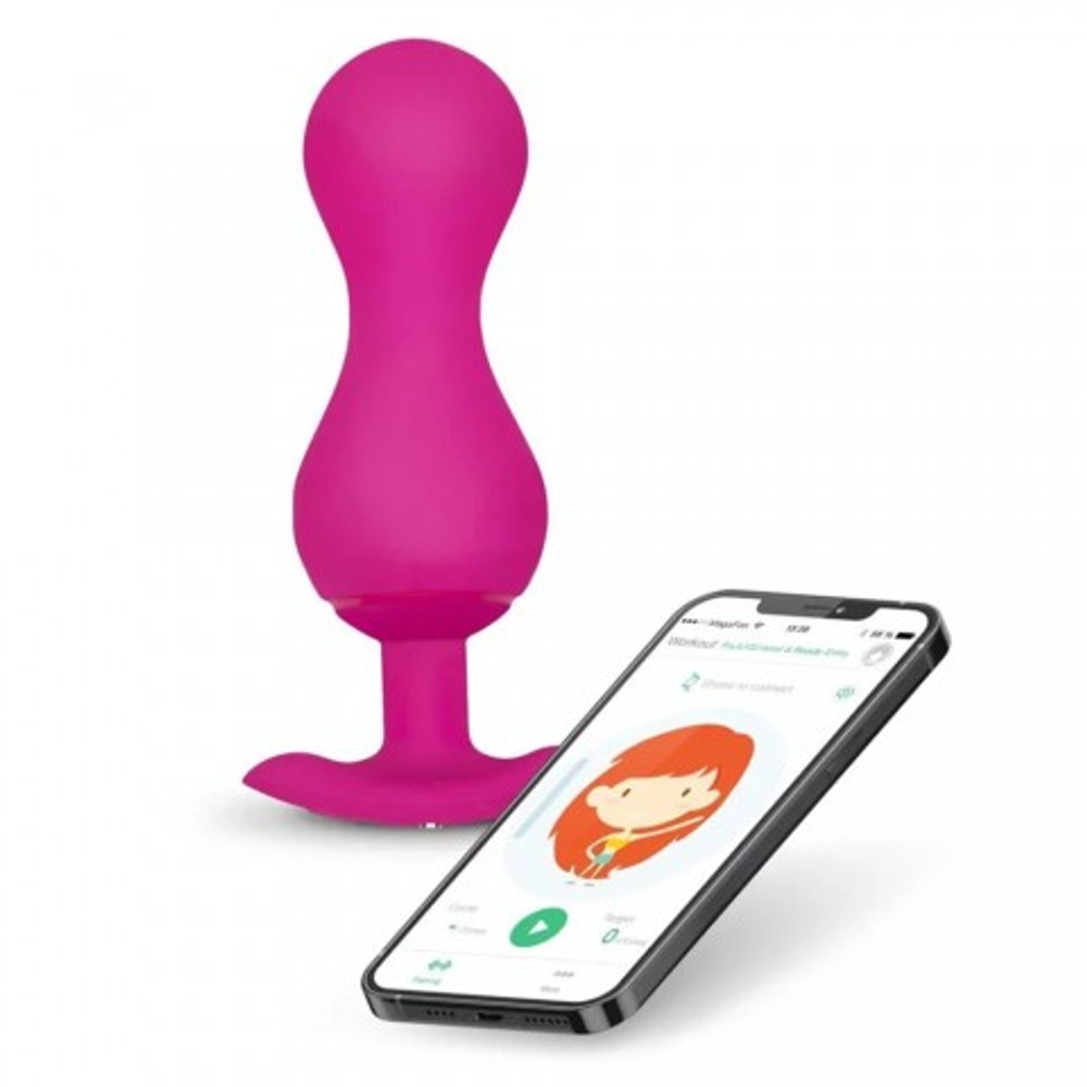 Gvibe Gballs 3 App Petal Rose - умный тренажёр Кегеля, 8х3 см