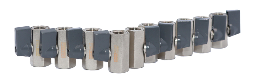 KraftWell KRW-BV14F-10 Вентиль шаровый F1/4" - F1/4", 10 шт