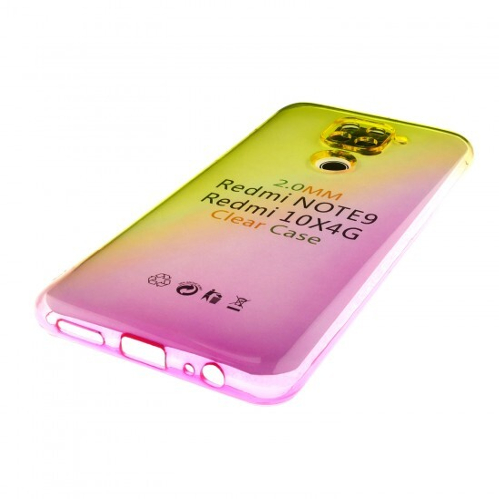 Чехол для Xiaomi Redmi Note 9 Градиент, ТПУ, 012965