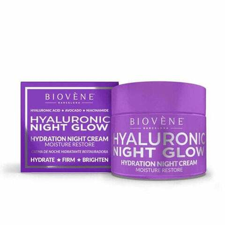 Увлажнение и питание Ночной крем Biovène Hyaluronic Night Glow 50 ml