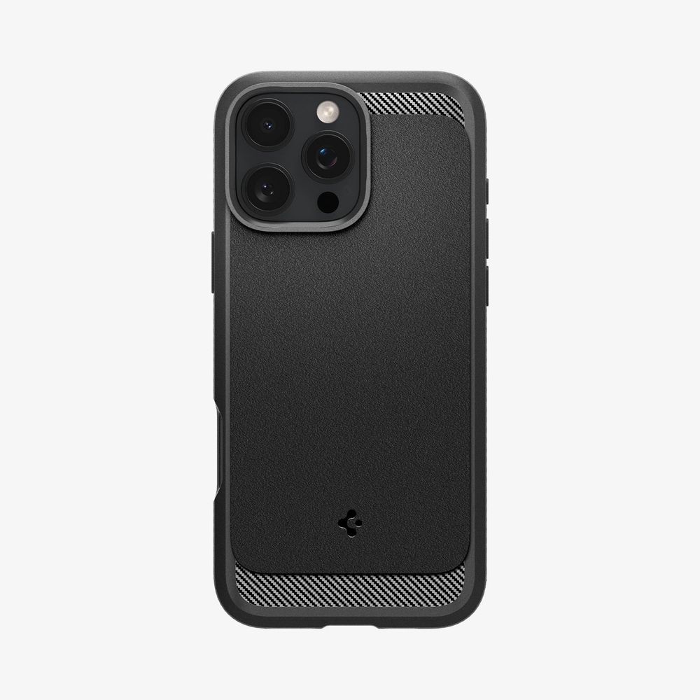 Чехол Spigen Rugged Armor Magsafe, matte black - iPhone 16 Pro