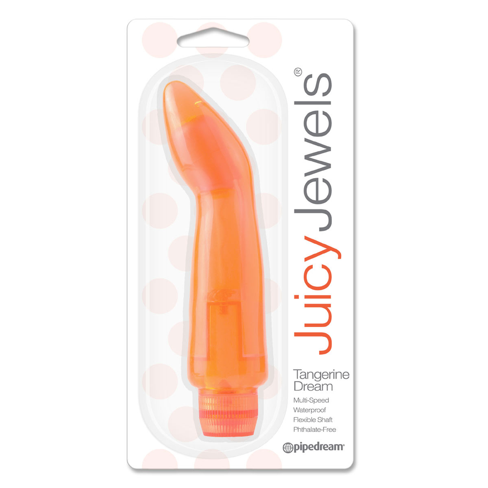 Оранжевый вибратор Tangerine Dream - 14,5 см. (Цвет: оранжевый)