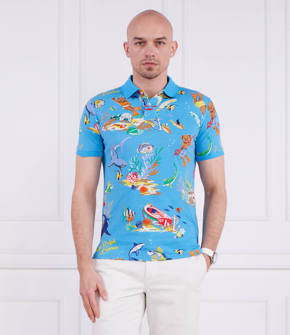 Поло POLO RALPH LAUREN - голубой(710900512)