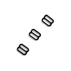 Регулятор для бретели черный 12 мм