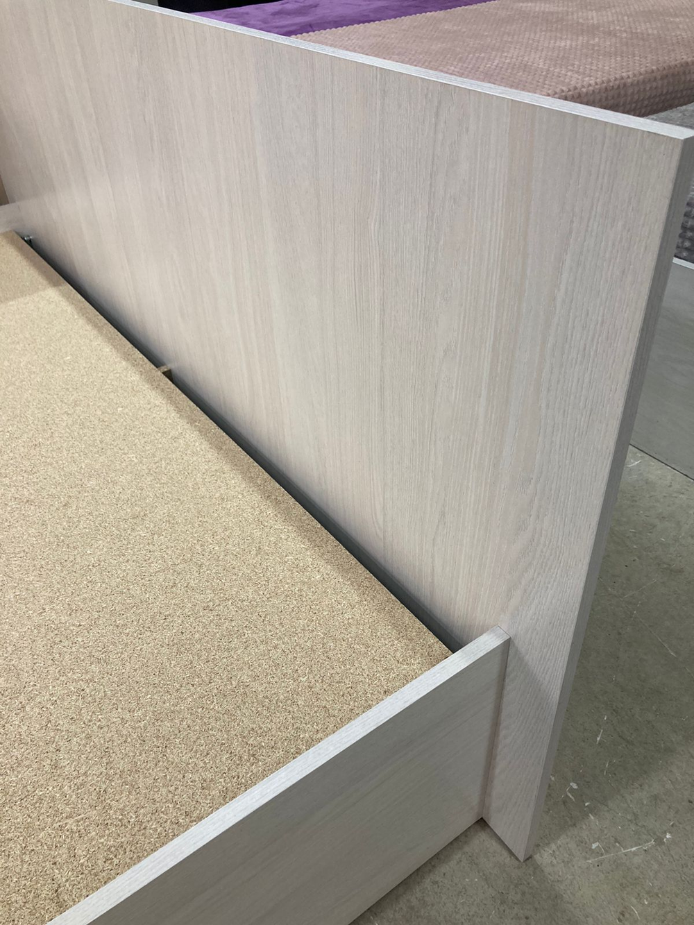 Кровать Белла КР-16 ясень белый 1600 + настил