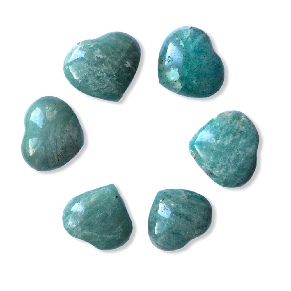 Сердце амазонит, 1 шт (10-15 гр)