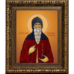 Шио (Симеон) Мгвимский преподобный. Икона на холсте.