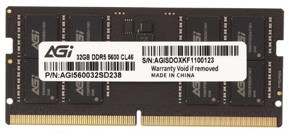 ОПЕРАТИВНАЯ ПАМЯТЬ AGI AGI560032SD238-ST 32 ГБ
