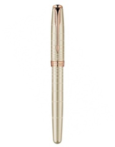 Ручка-роллер Parker Sonnet T535 VERY PREMIUM Feminine, (серебро 925 пробы, 16.96) цвет: Silver PGT, перо: F, цвет чернил: black, в подарочной упаковке