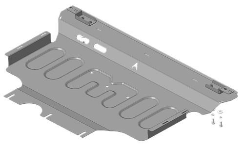 Стандартная Защита картера Двигателя, КПП, 1,5 мм, Сталь. для Skoda Karoq 2020-н.в., Skoda Kodiaq 2016-2023, Volkswagen Tiguan 2017-2023, Volkswagen Taos 2021-н.в. АвтоСтандарт.52739