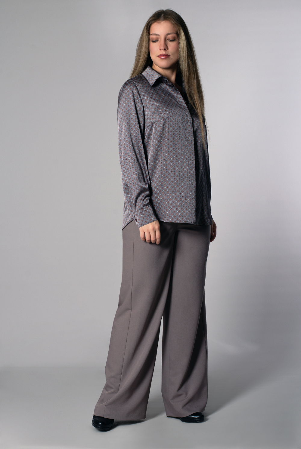 Брюки женские 4459ВП, какао #481Как024459ВП