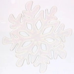 Наклейка «Сказочная снежинка» 15*20, перламутр