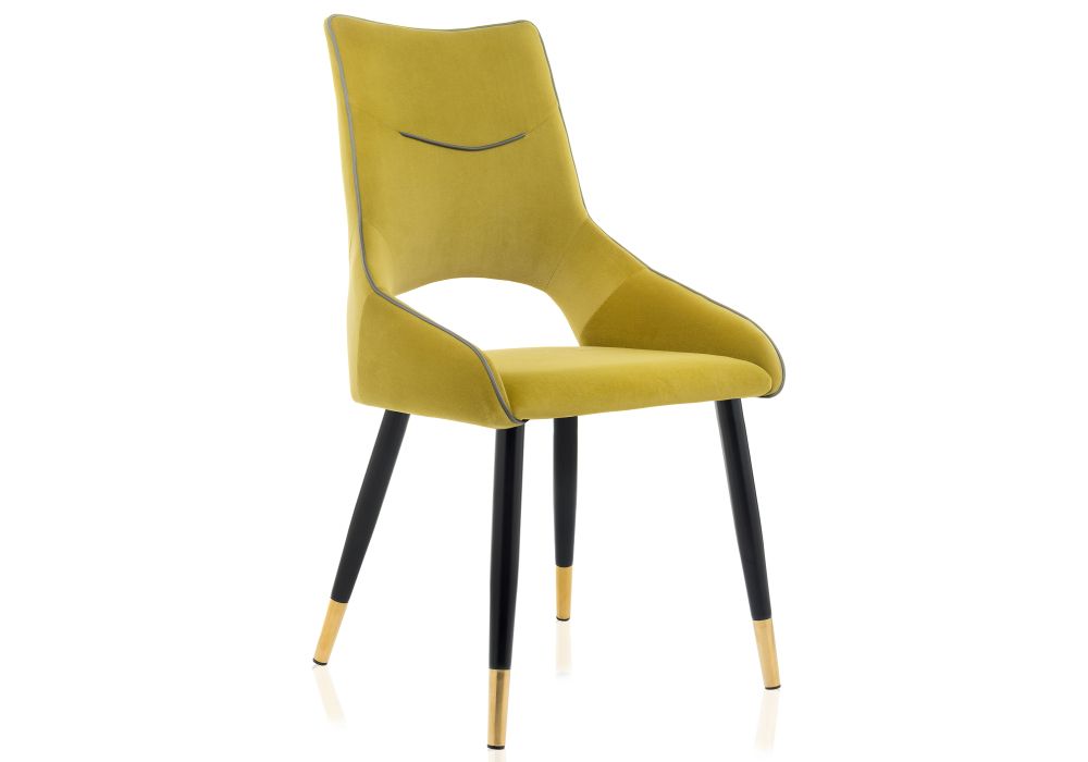 Стул на металлокаркасе Ordal khaki / black