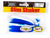 Мягкая съедобная приманка LJ Pro Series Slim Shaker 4in (100 мм), цвет T69, 6 шт