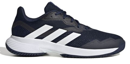 Мужские кроссовки теннисные Adidas CourtJam Control M - team navy blue 2/cloud white/cloud white