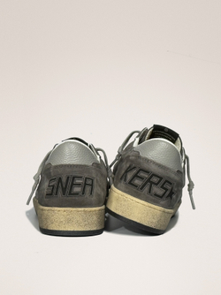 Men’s Ball Star in grey suede with gray nubuck star and heel tab