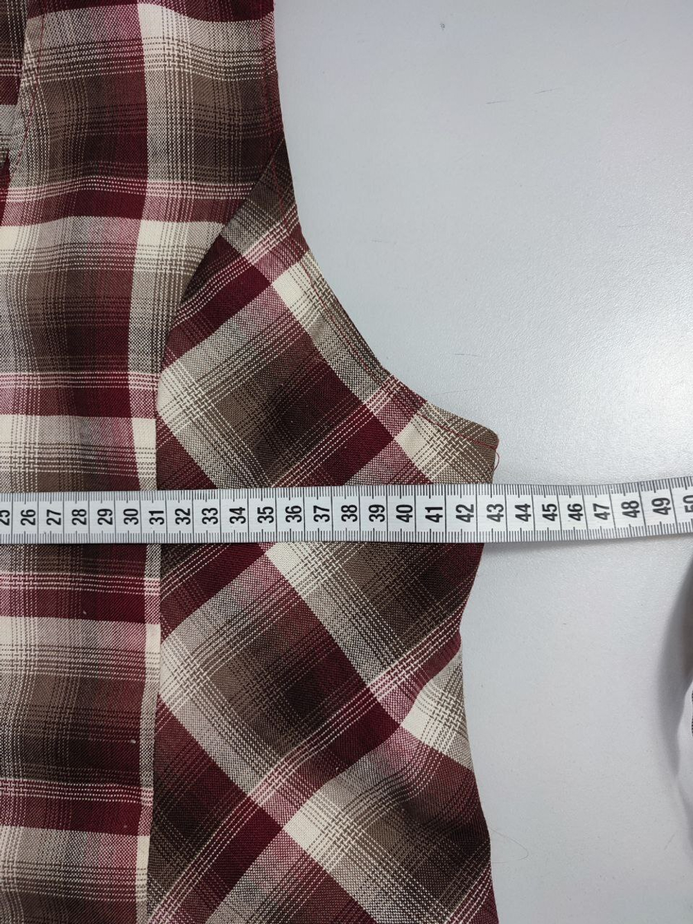 Жилетка в клетку на 13 лет