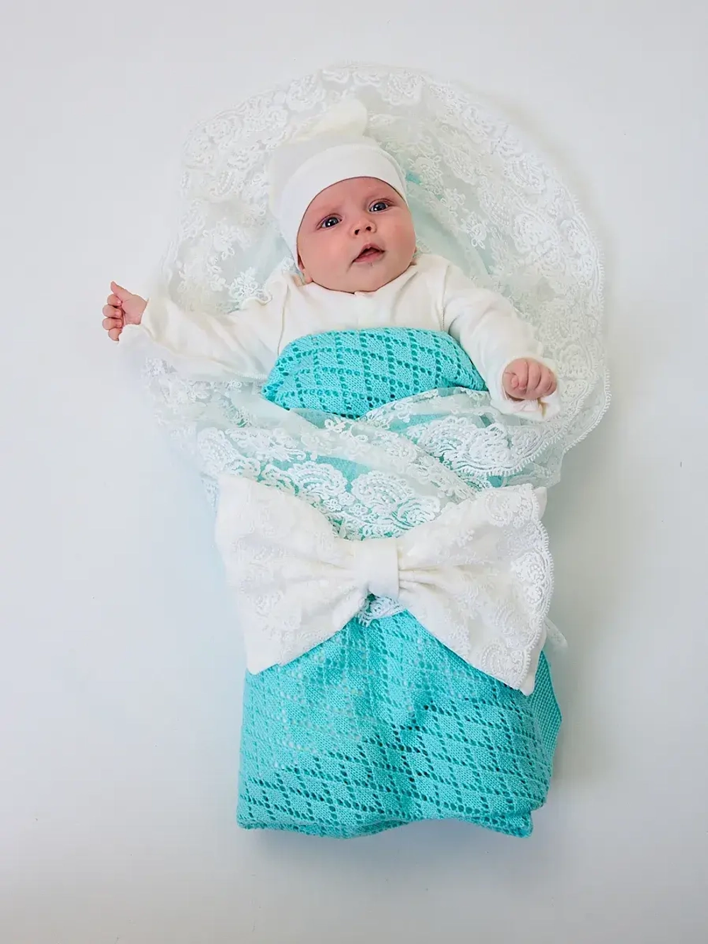 Конверт на выписку для новорожденных летний