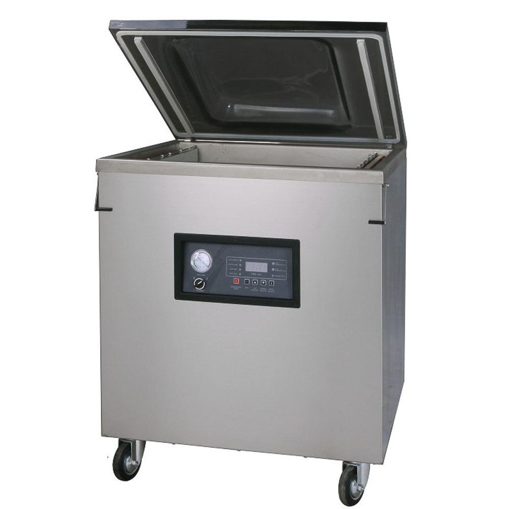 Напольный вакуумный упаковщик DZQ-600/S (нерж., газ)