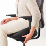 Офисный стул - IKEA HATTEFJÄLL/HATTEFJALL, 68x68x114см, черный, ХАТТЕФЬЯЛЛ ИКЕА