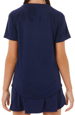 Футболка для девочки теннисная Asics Tennis Short Sleeve Top - небесный