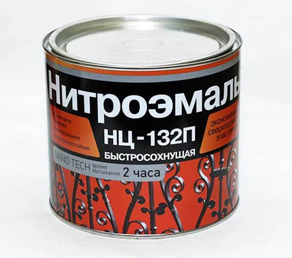ЭМАЛЬ МАСТЕР НЦ-132М БЫСТРОСОХНУЩАЯ ЧЕРНЫЙ 1,7КГ