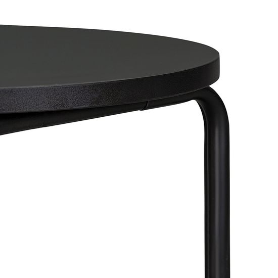 Столик кофейный ror, D50 см, черный