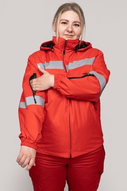 Ветровка Скорая помощь MedicLine женская цв. КРАСНЫЙ