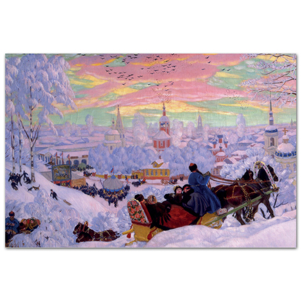 Масленица. Борис Кустодиев