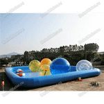 Квадратный надувной бассейн "Зебра" 9*9*0.65 м