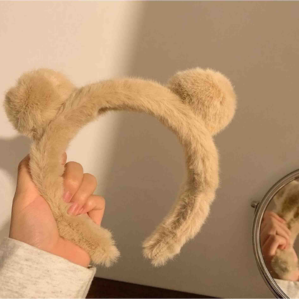 Ободок Медведь (коричневый)