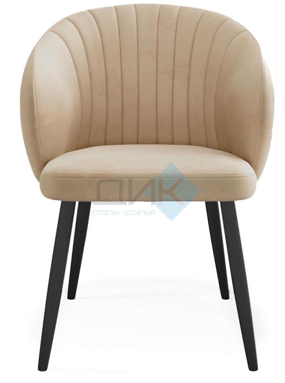 Стул DikLine 258 поворотный опоры чёрные