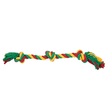 ZOONIK Игрушка для собак "Канат большой" d=29 мм, 3 узла, 63 см
