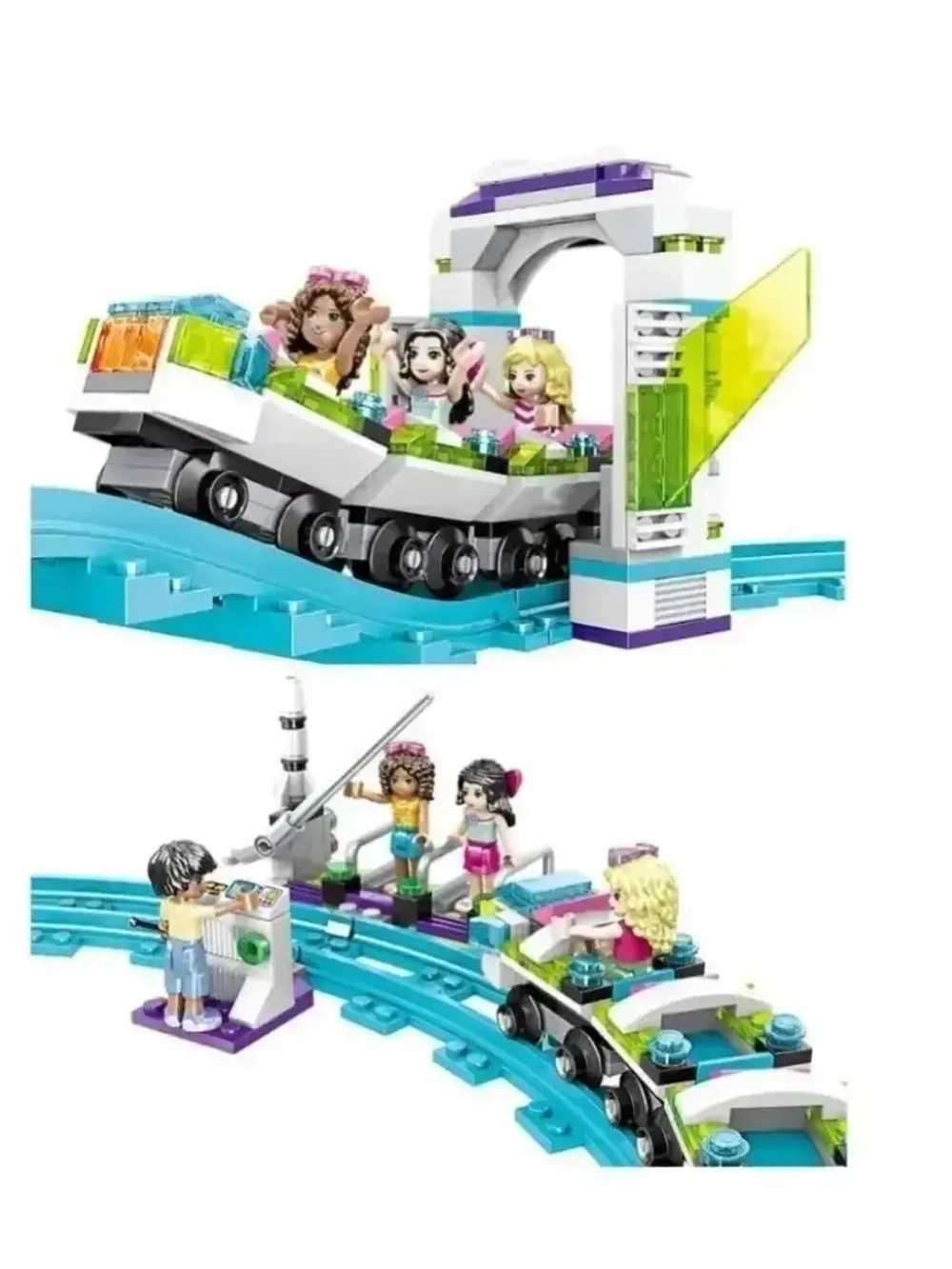 Конструктор Френдс Американские горки 1139 деталей 3041