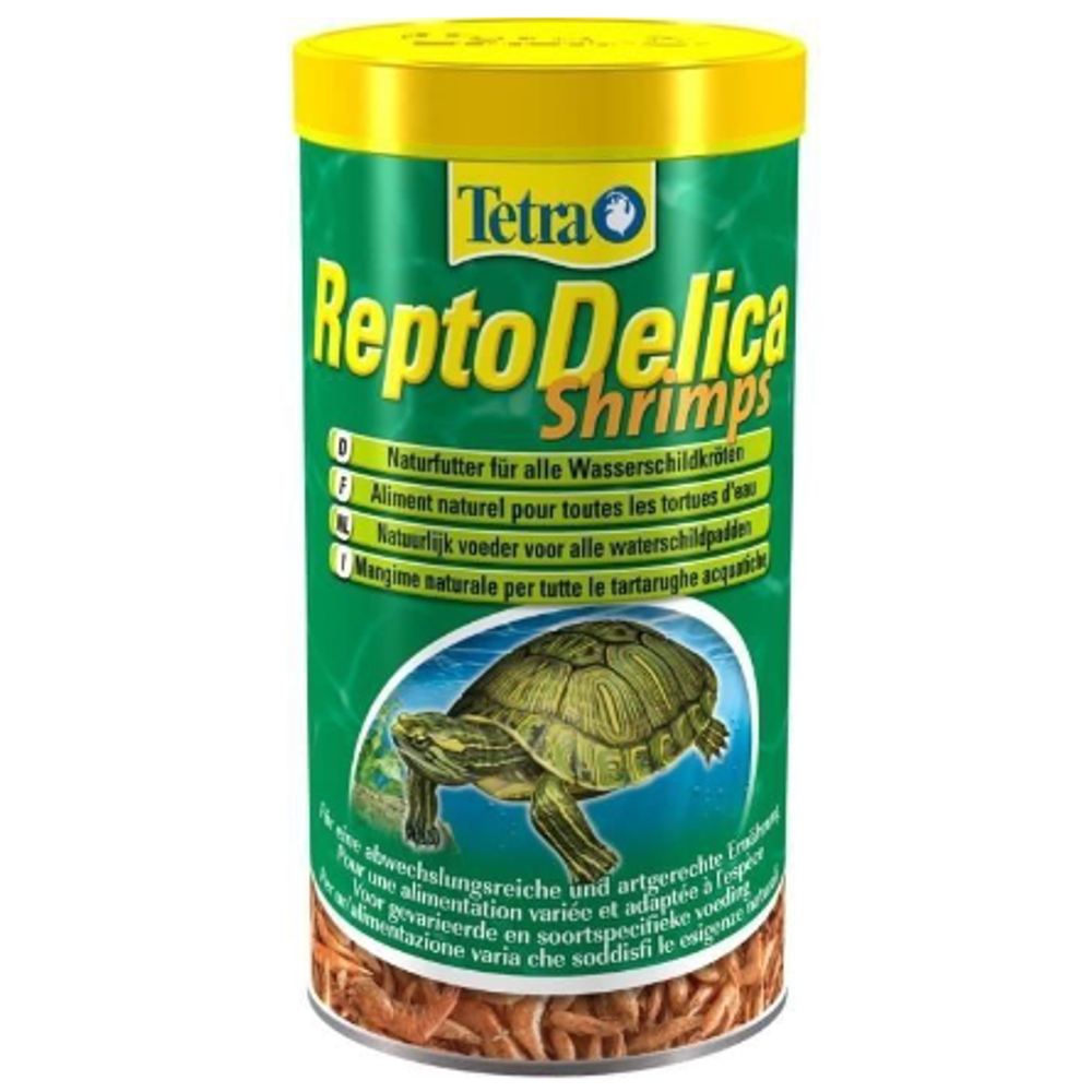 Tetra repto delica shrimps креветки лакомство для водных черепах 250 мл (34023)